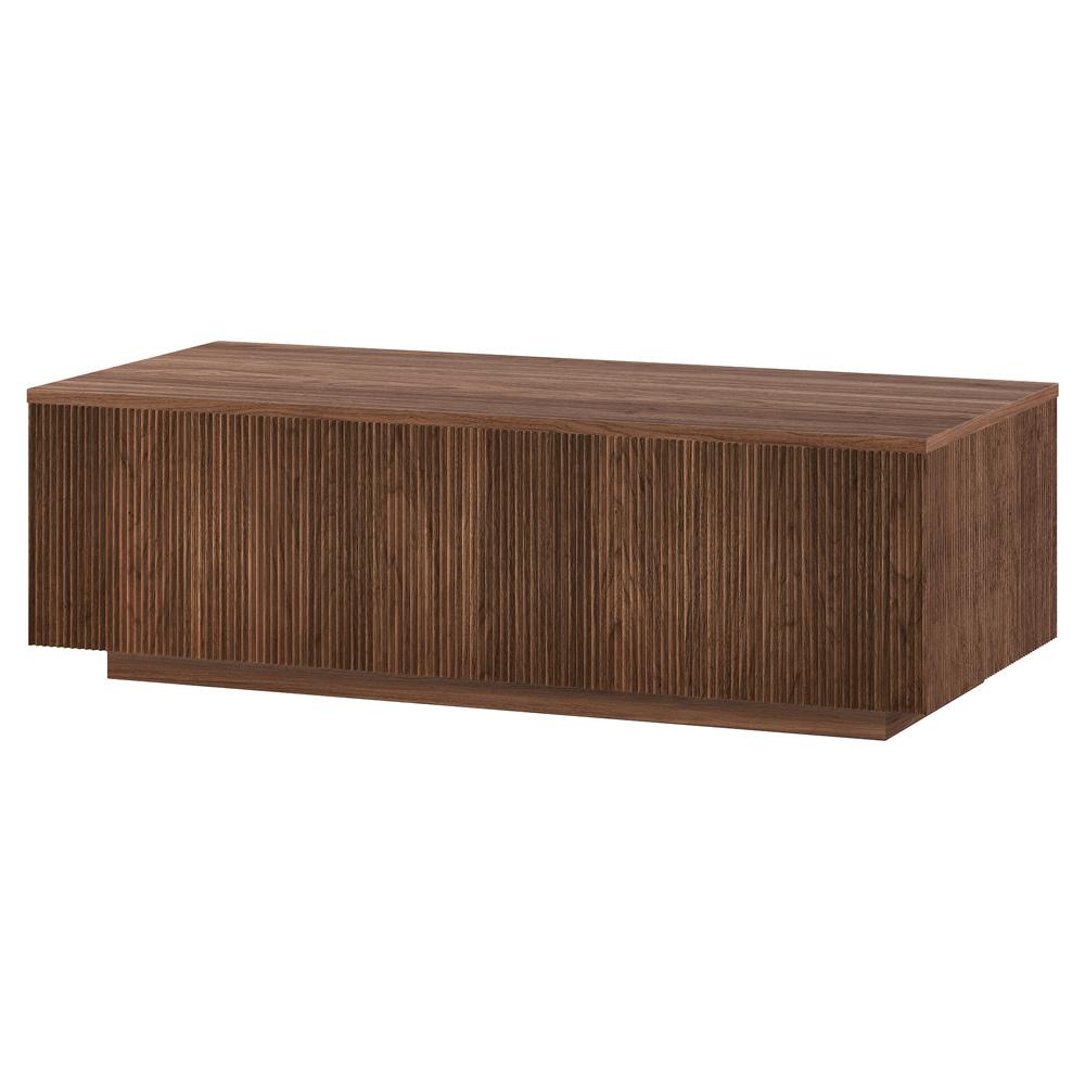Hudson & Canal - Reyes 48in Wide Rectangular Coffee Table in Satin Walnut - CT2343 veiw 3