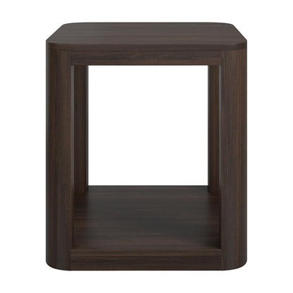 Hudson & Canal - Stellan 20in Wide Square Side Table in Alder Brown - ST2203 veiw 2