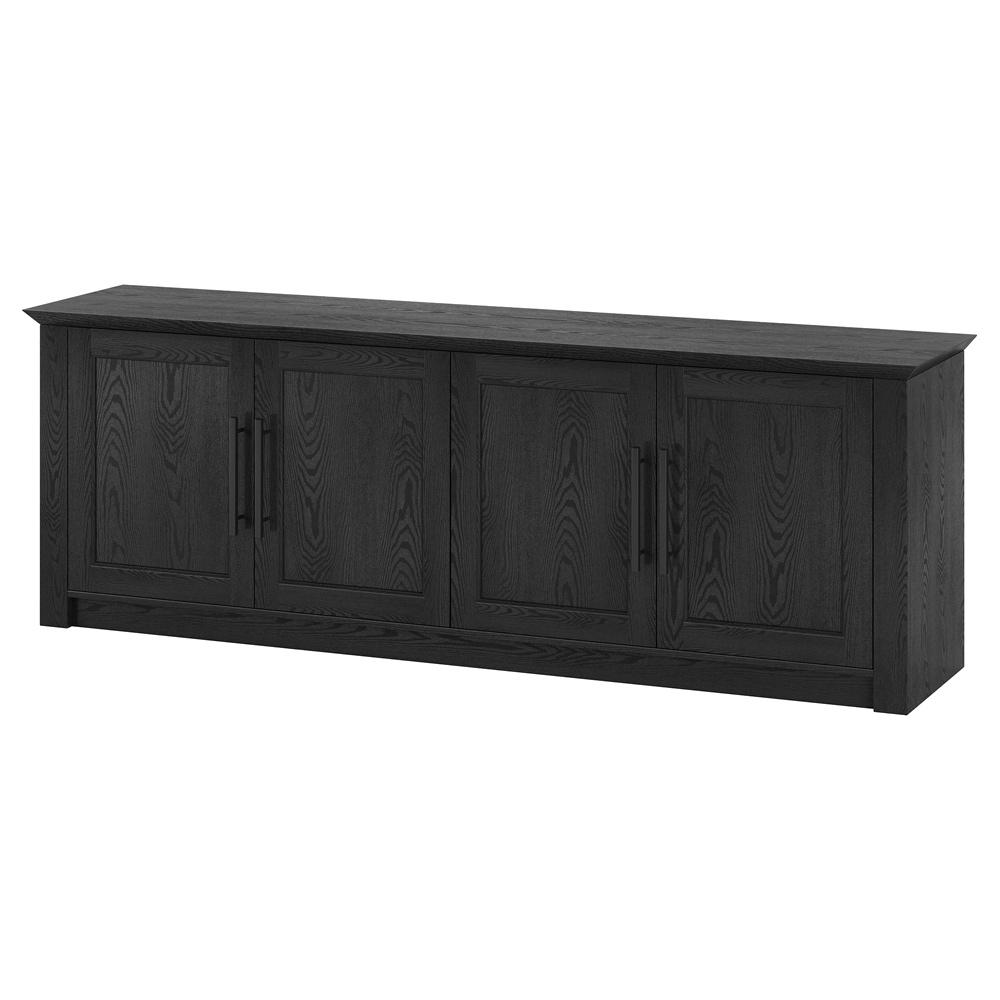 Hudson & Canal - Thornwell Rectangular TV Stand for TVs up to 78in in Black Grain - TV2301 veiw 3