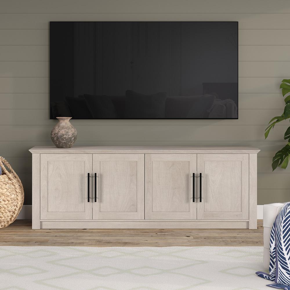 Hudson & Canal - Thornwell Rectangular TV Stand for TVs up to 78in in Alder White - TV2302 veiw 4