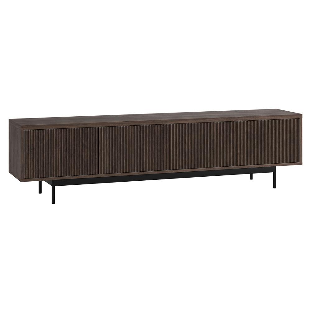 Hudson & Canal - Whitman Rectangular TV Stand for TVs up to 85in in Satin Walnut - TV2378 veiw 1