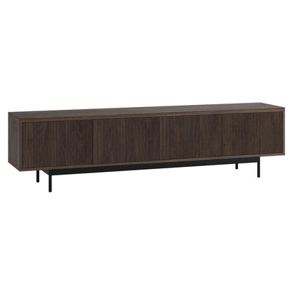 Hudson & Canal - Whitman Rectangular TV Stand for TVs up to 85in in Satin Walnut - TV2378 veiw 1