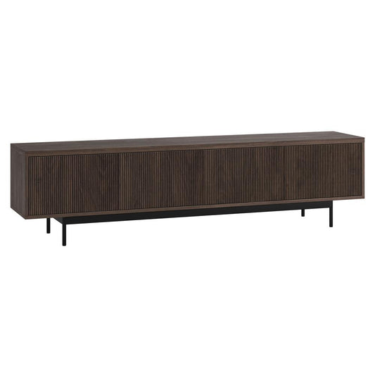 Hudson & Canal - Whitman Rectangular TV Stand for TVs up to 85in in Satin Walnut - TV2378 veiw 1