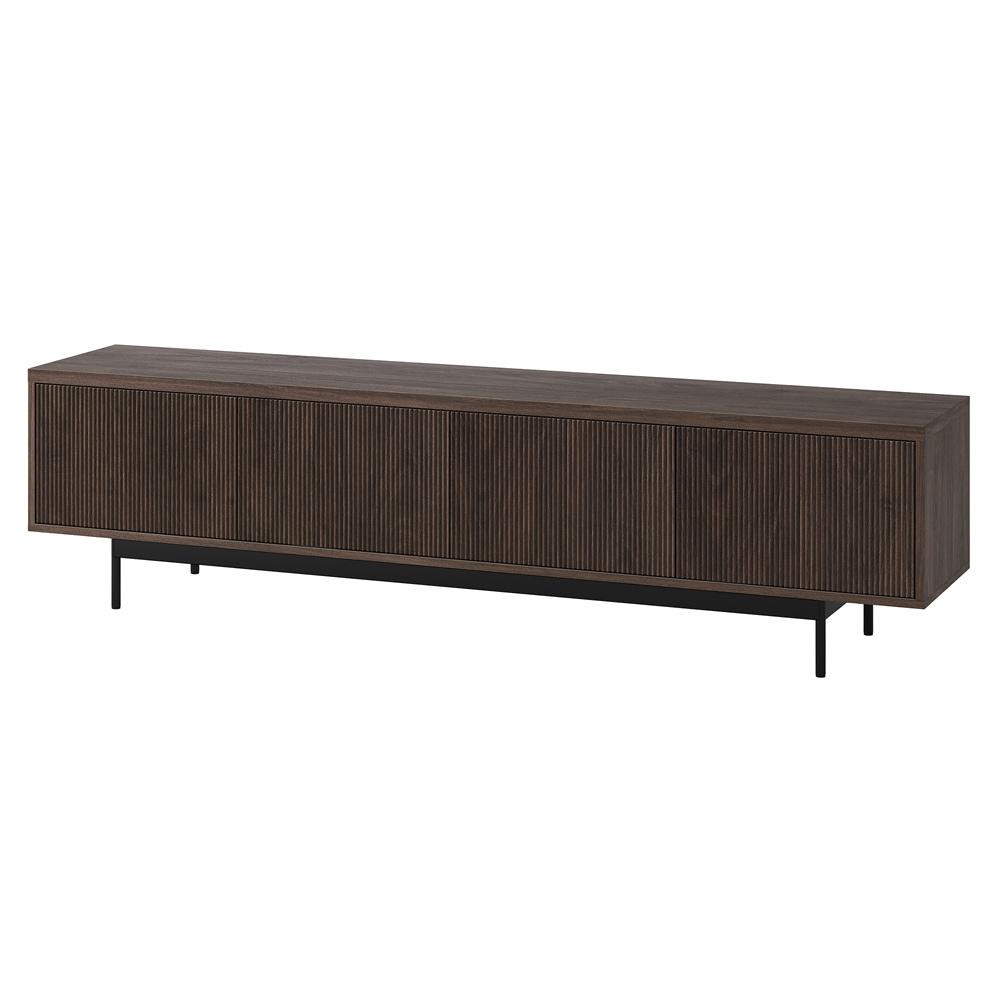 Hudson & Canal - Whitman Rectangular TV Stand for TVs up to 85in in Satin Walnut - TV2378 veiw 3