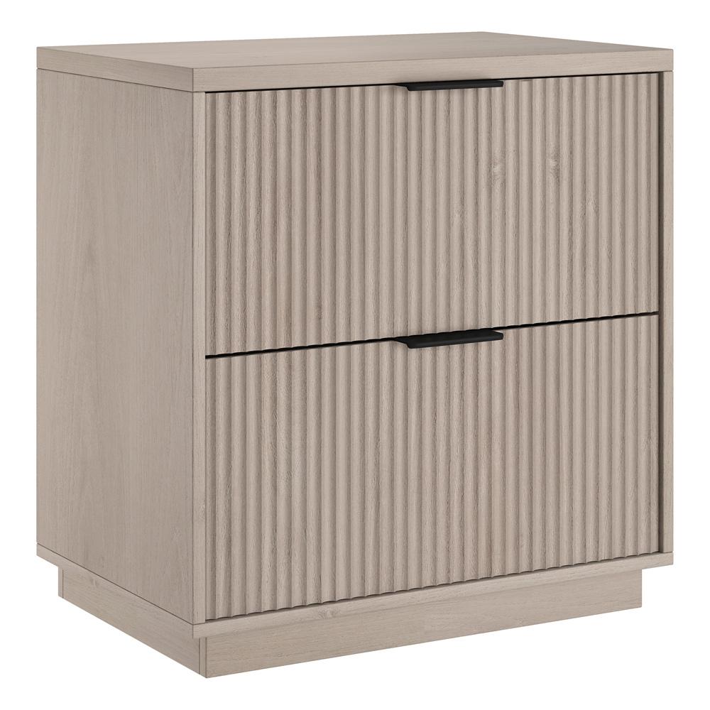 Hudson & Canal - Yarden 24in Wide Rectangular Nightstand in Alder White - NS2289 veiw 1