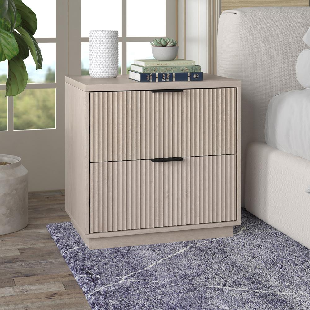 Hudson & Canal - Yarden 24in Wide Rectangular Nightstand in Alder White - NS2289 veiw 4
