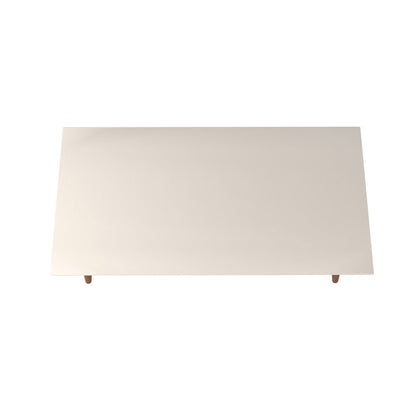 Manhattan Comfort - Utopia 40in Coffee Table with Solid Wood Legs in Off White - 89452 veiw 5