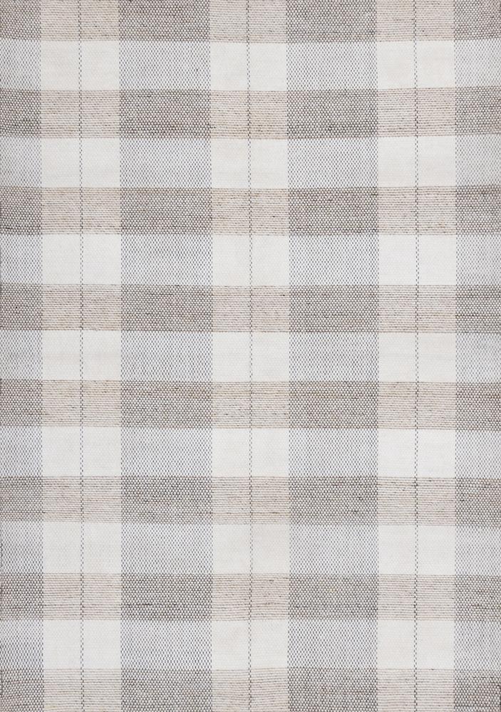 Kalora Interiors - Aspen Beige Muted Plaid Woven Rug, 53in x 77in - 7218 160230 veiw 1