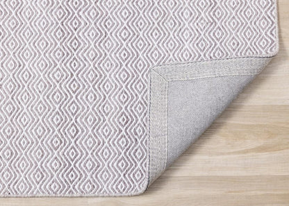 Kalora Interiors - Aspen Beige Cream Tessellated Diamonds Woven Rug 710in x 106in - 7220 240320 veiw 5