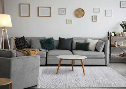 Kalora Interiors - Aspen Grey Cream Woven Dot Rug, 53in x 77in - 7221 160230 veiw 3