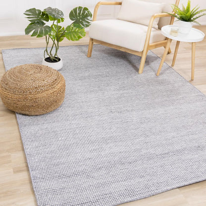 Kalora Interiors - Aspen Grey Cream Woven Dot Rug, 710in x 106in - 7221 240320 veiw 2