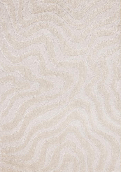 Kalora Interiors - Luxe White Curvy Lines Rug, 710in x 112in - 13020/6191 240340 veiw 1