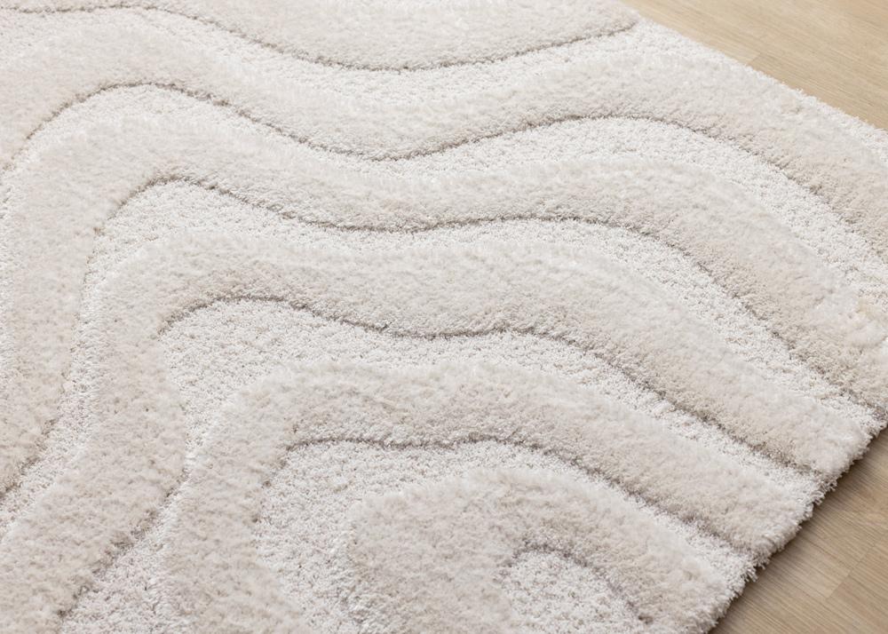 Kalora Interiors - Luxe White Curvy Lines Rug, 710in x 112in - 13020/6191 240340 veiw 4