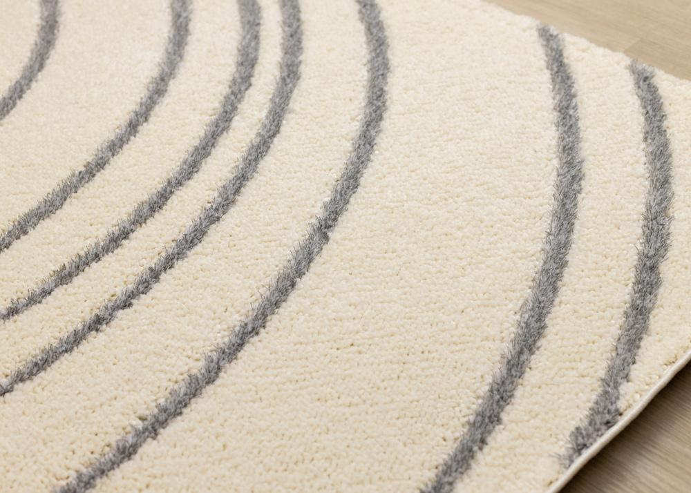 Kalora Interiors - Sully Cream Grey Circle Swirl Rug, 53in x 77in - 1379/SP23 160230 veiw 4