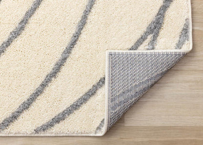Kalora Interiors - Sully Cream Grey Circle Swirl Rug, 53in x 77in - 1379/SP23 160230 veiw 5