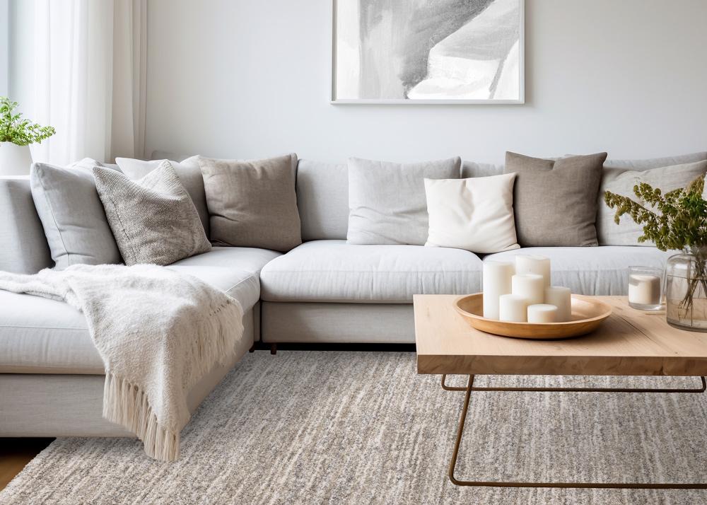 Kalora Interiors - Marquis Grey White Brown Distressed Rug, 710in x 112in - 23067/6292 240340 veiw 3