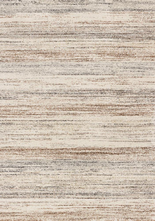 Kalora Interiors - Marquis White Grey Orange Distressed Rug, 53in x 77in - 23418/6767 160230 veiw 1
