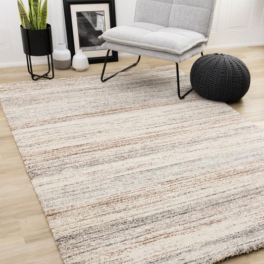 Kalora Interiors - Marquis White Grey Orange Distressed Rug, 710in x 112in - 23418/6767 240340 veiw 2