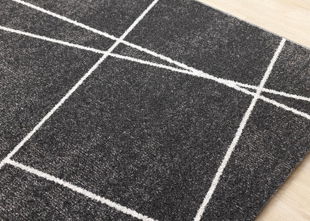 Kalora Interiors - Mae Grey White Organic Line Design Rug, 53in x 77in - 34120/3161 160230 veiw 4