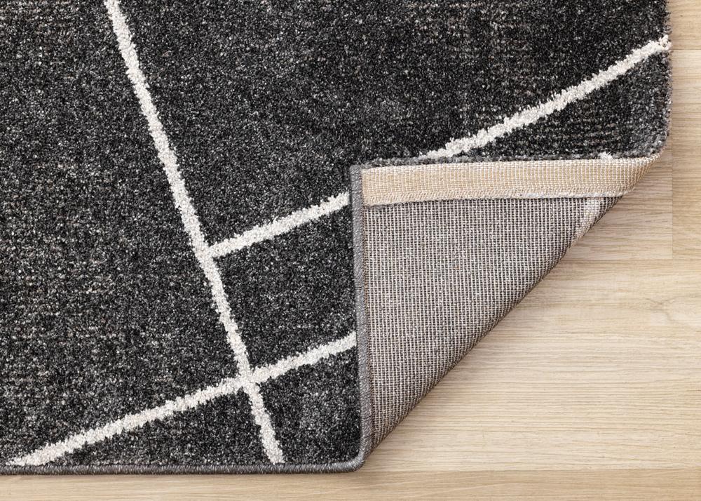 Kalora Interiors - Mae Grey White Organic Line Design Rug, 53in x 77in - 34120/3161 160230 veiw 5