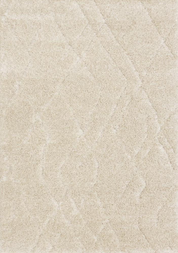 Kalora Interiors - Roman Cream Subtle Diamond Pattern Rug, 53in x 77in - 48302/100 160230 veiw 1