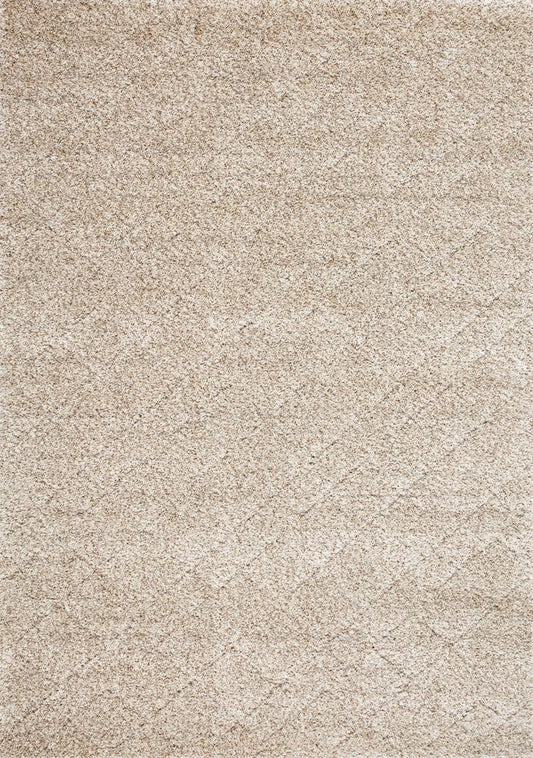 Kalora Interiors - Roman Beige Soft Touch Rhombus Pattern Rug, 53in x 77in - 48305/120 160230 veiw 1