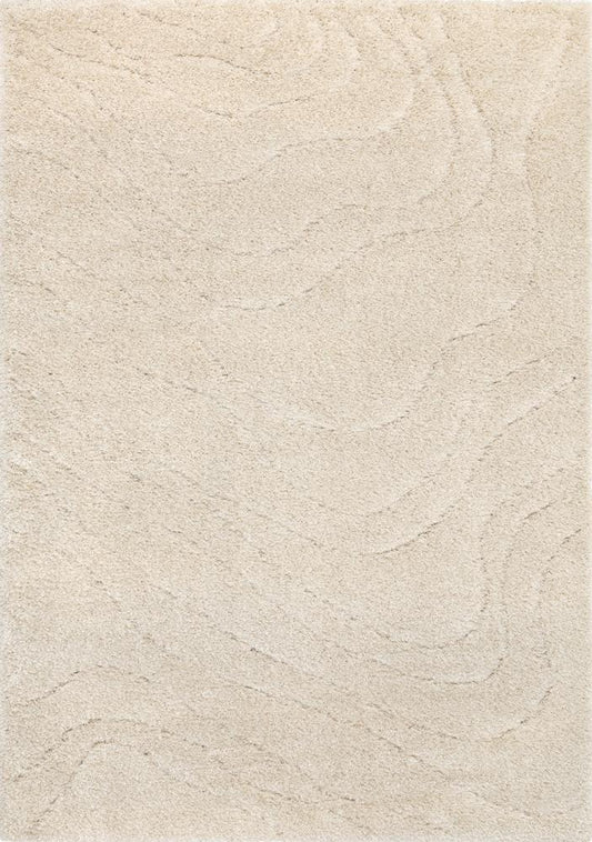 Kalora Interiors - Roman Cream Soft Touch Wood Grain Rug, 53in x 77in - 48306/100 160230 veiw 1