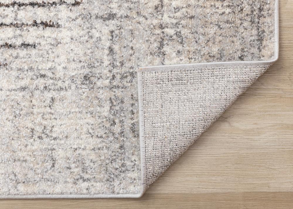 Kalora Interiors - Swift Grey White Two Merging Circles Rug, 53in x 77in - 4878A/HF62 160230 veiw 5