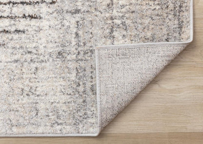 Kalora Interiors - Swift Grey White Two Merging Circles Rug, 53in x 77in - 4878A/HF62 160230 veiw 5