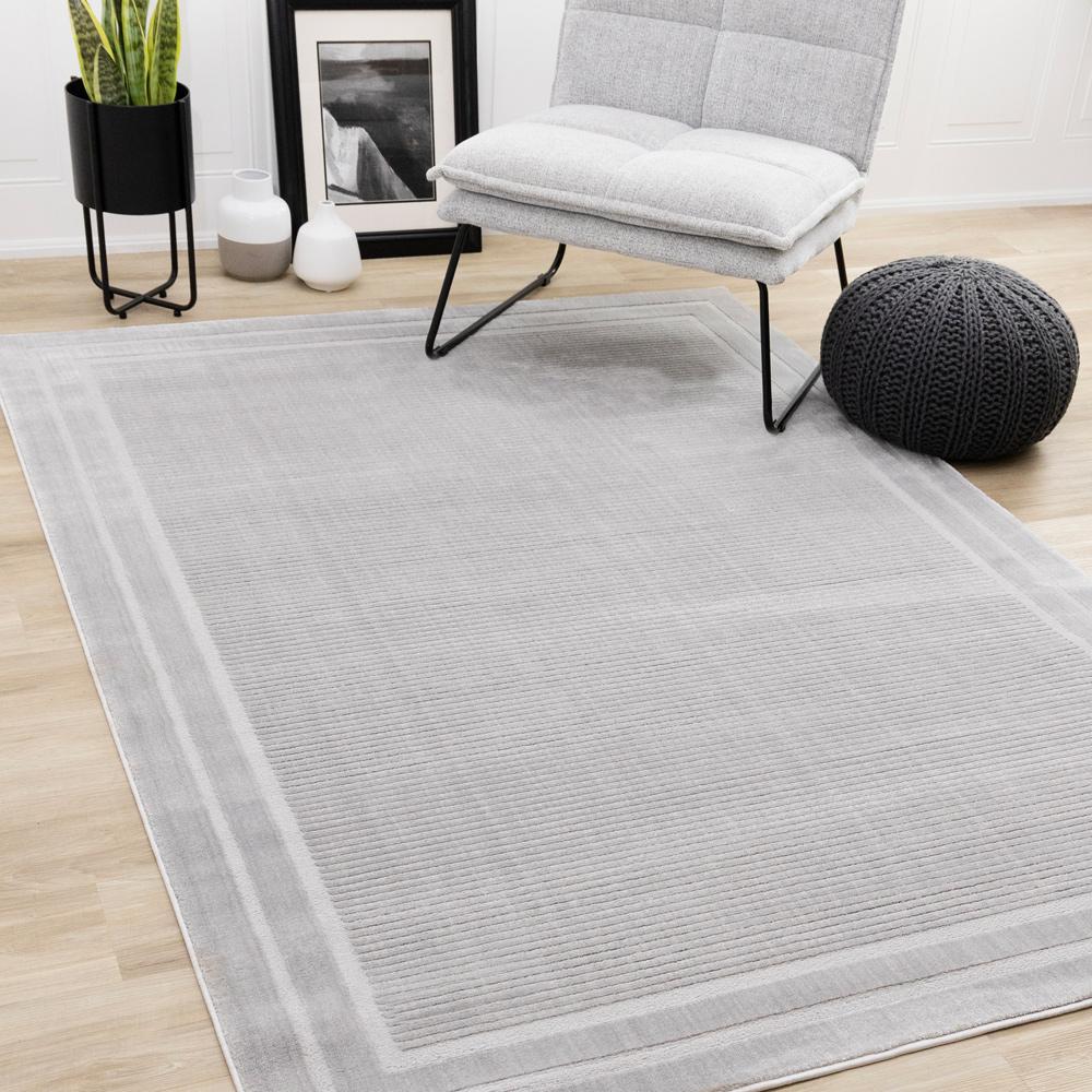 Kalora Interiors - Ellington Grey Border Rug, 710in x 106in - 5451/PA84 240320 veiw 2