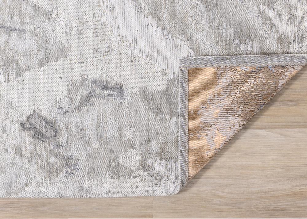 Kalora Interiors - Cathedral Cream Grey Marble Pattern Chenille Rug, 51in x 77in - 5465/04 155230 veiw 5
