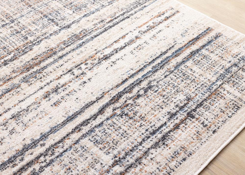 Kalora Interiors - Swift Cream Taupe Distressed Lines Rug, 710in x 106in - 5694/DY12 240320 veiw 4