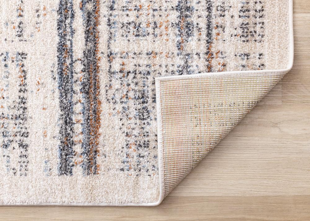 Kalora Interiors - Swift Cream Taupe Distressed Lines Rug, 710in x 106in - 5694/DY12 240320 veiw 5