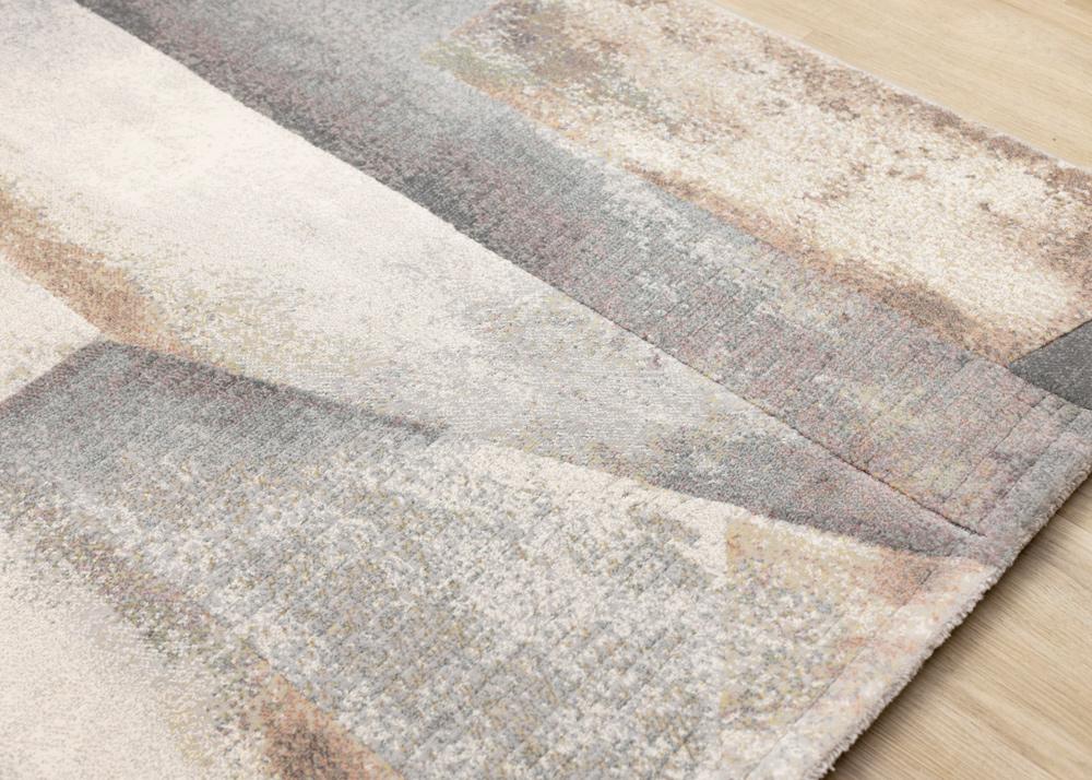 Kalora Interiors - Aurora Multi Distressed Geometric Design Rug, 53in x 77in - 63694/6747 160230 veiw 4
