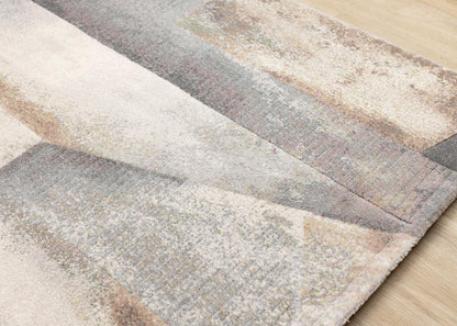 Kalora Interiors - Aurora Multi Distressed Geometric Design Rug, 53in x 77in - 63694/6747 160230 veiw 4