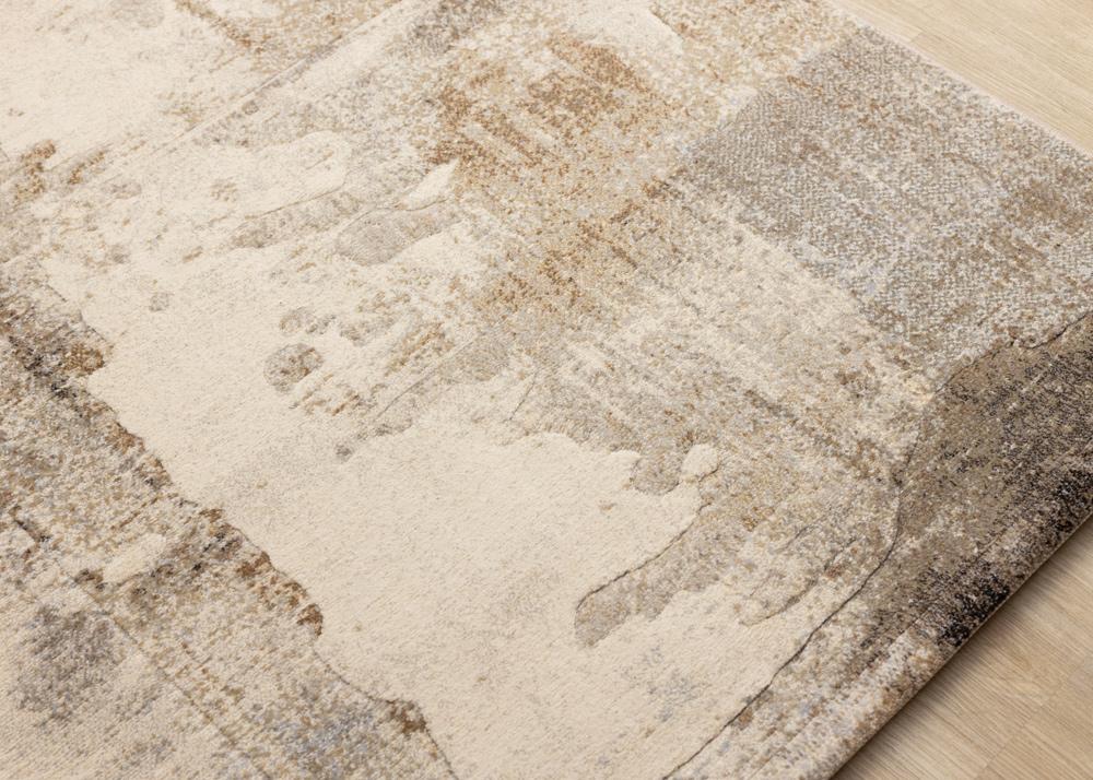 Kalora Interiors - Aurora Cream Brown Black Distressed Rug, 710in x 1010in - 63723/6282 240330 veiw 4
