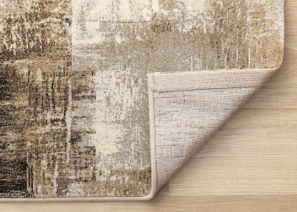 Kalora Interiors - Aurora Cream Brown Black Distressed Rug, 710in x 1010in - 63723/6282 240330 veiw 5