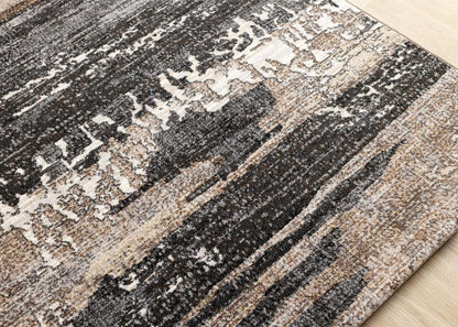 Kalora Interiors - Aurora Grey Black Cream Brown Stormy Sky Rug, 710in x 1010in - 63846/3293 240330 veiw 4