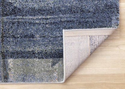 Kalora Interiors - Aurora Blue Green Orange White Distressed Paint Strokes, 710in x 1010in - 63854/6656 240330 veiw 5