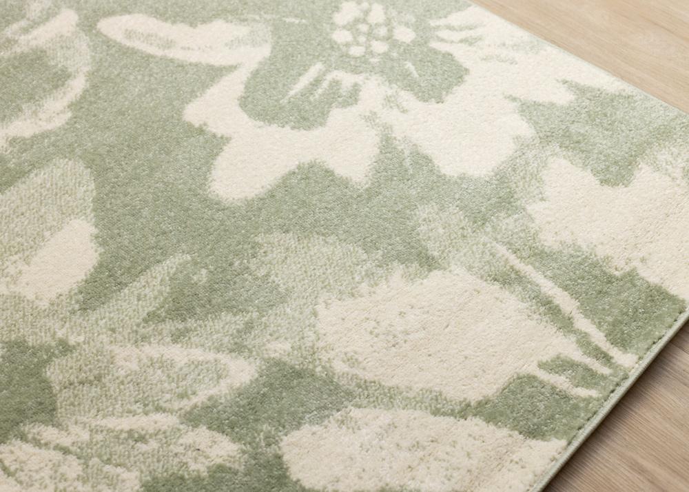 Kalora Interiors - Eclipse Green Cream Floral Rug, 710in x 106in - A033/2434 240320 veiw 4