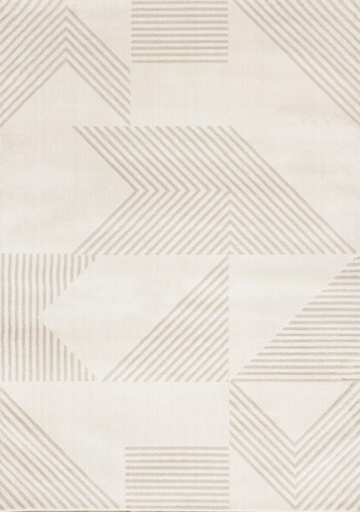Kalora Interiors - Hayden Cream Beige Contemporary Modern Geometric Rug, 53in x 77in - E917/4161 160230 veiw 1