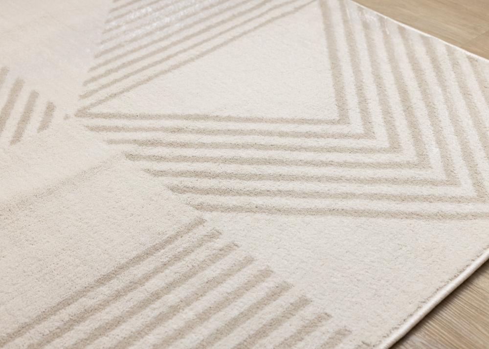 Kalora Interiors - Hayden Cream Beige Contemporary Modern Geometric Rug, 53in x 77in - E917/4161 160230 veiw 4