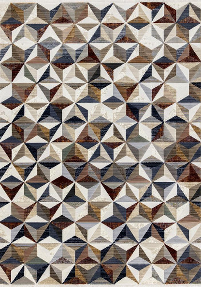 Kalora Interiors - Samira Geometric Star Rug, 710in x 102in - F044/7274 240310 veiw 1