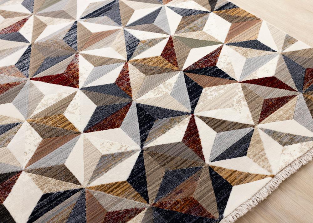Kalora Interiors - Samira Geometric Star Rug, 710in x 102in - F044/7274 240310 veiw 4