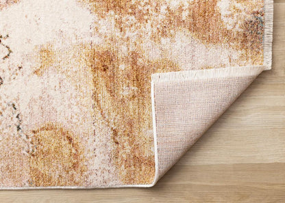 Kalora Interiors - Marisa Blue Orange White Granite Swirl Rug, 53in x 710in - G401/2717 160240 veiw 5