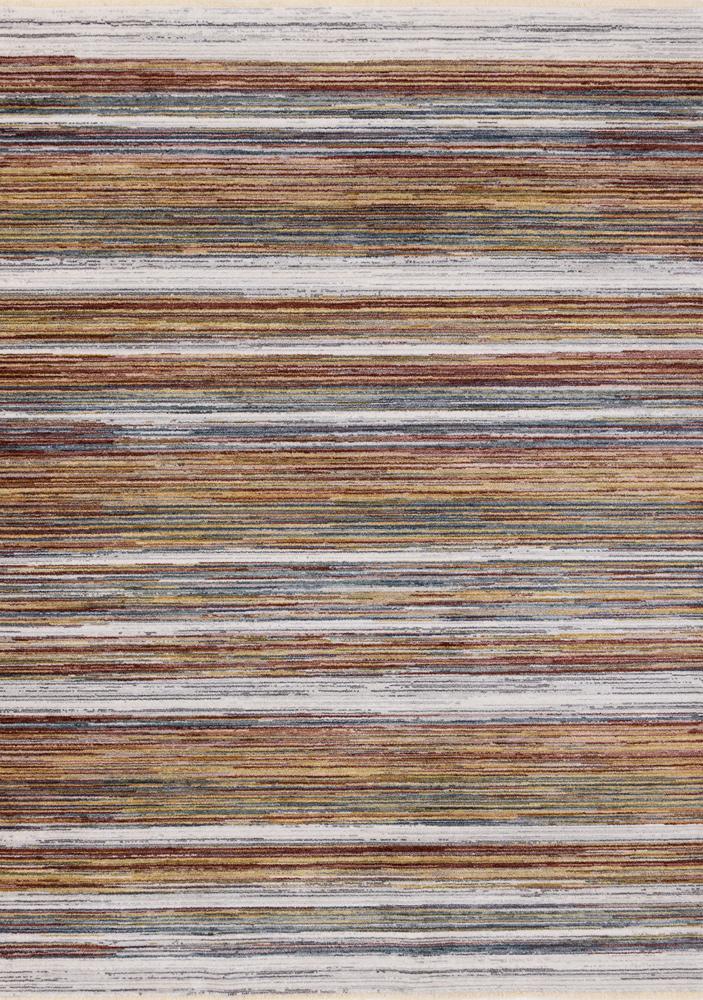 Kalora Interiors - Marisa Multicolour Striped Plush Rug, 53in x 710in - G457/2626 160240 veiw 1