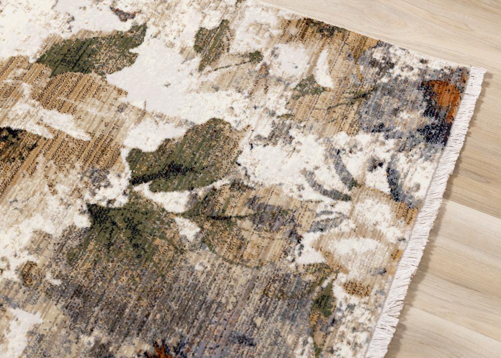 Kalora Interiors - Serene Warm Toned Floral Print Rug, 53in x 710in - G997/4989 160240 veiw 4