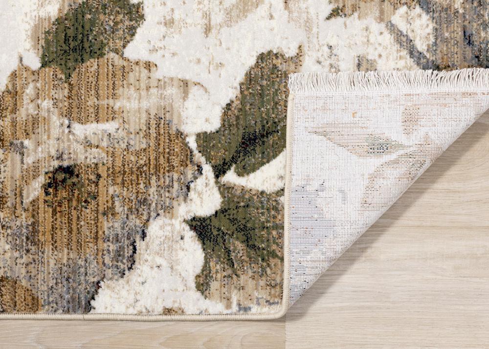 Kalora Interiors - Serene Warm Toned Floral Print Rug, 710in x 102in - G997/4989 240310 veiw 5