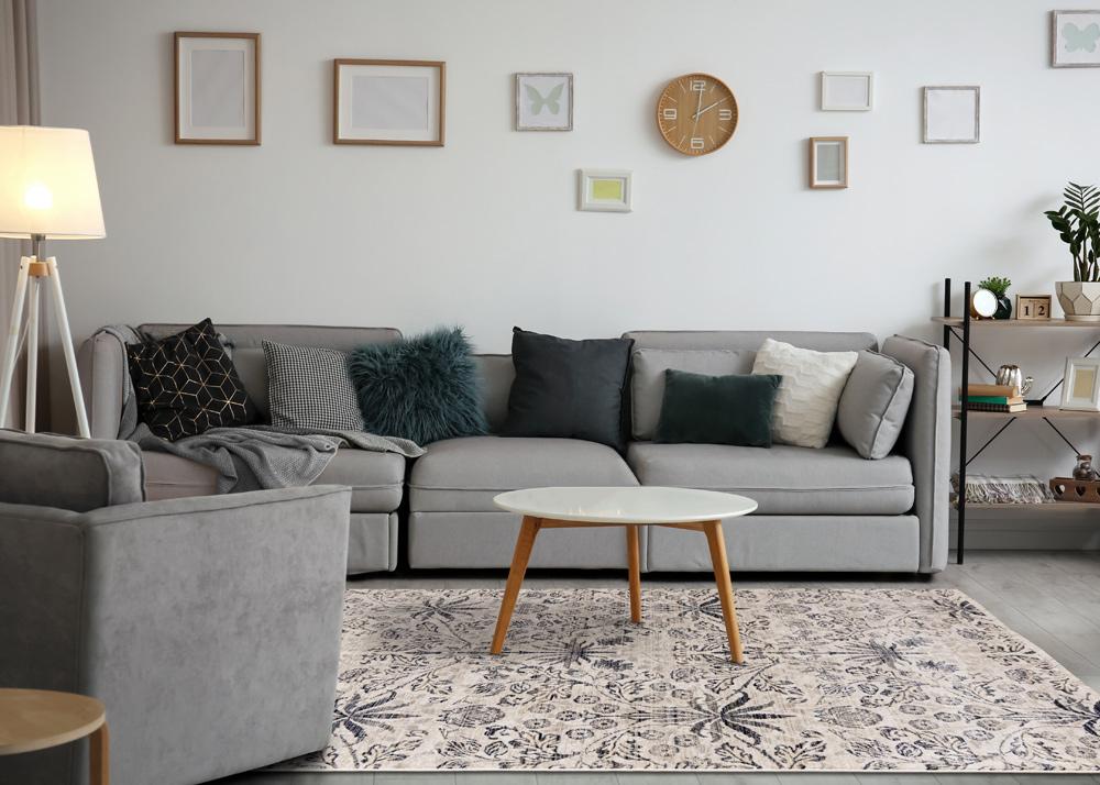 Kalora Interiors - Samira Ornate Leaf Pattern Rug, 53in x 710in - H003/4474 160240 veiw 3