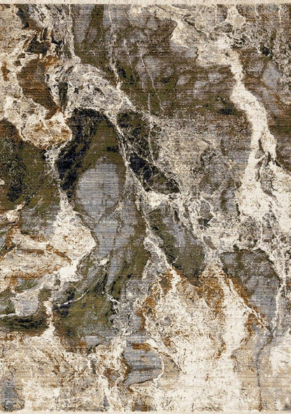 Kalora Interiors - Serene Multi Distressed Marble Rug, 53in x 710in - H782/4969 160240 veiw 1